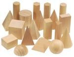 Geometric Solids Wooden set