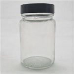 Glass Jar Clear With Screw Cap 125ml (Tall Form)